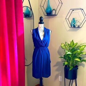 BAR III. Elegant Blue Sleeveless Dress. XL